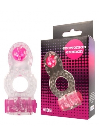 Прозрачное эрекционное кольцо Erowoman-Eroman - Erowoman-Eroman - в Челябинске купить с доставкой