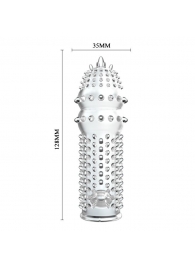 Закрытая прозрачная насадка Crystal sleeve - 14,2 см. - Erowoman-Eroman - в Челябинске купить с доставкой