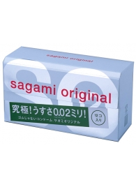 Ультратонкие презервативы Sagami Original - 12 шт. - Sagami - купить с доставкой в Челябинске