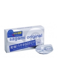 Ультратонкие презервативы Sagami Original QUICK - 6 шт. - Sagami - купить с доставкой в Челябинске