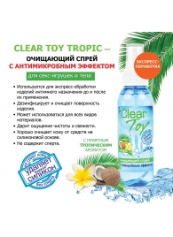 Очищающий спрей для игрушек CLEAR TOY Tropic - 100 мл. - Биоритм - купить с доставкой в Челябинске