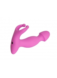 Розовый стимулятор простаты с усиками - 15 см. - 4sexdreaM - в Челябинске купить с доставкой