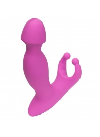 Розовый стимулятор простаты с усиками - 15 см. - 4sexdreaM - в Челябинске купить с доставкой