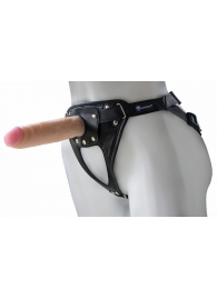 Универсальный мягкий пояс с насадкой Hard brutal BDSM-КОНСУЛ - 17 см. - LOVETOY (А-Полимер) - купить с доставкой в Челябинске