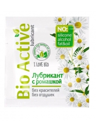 Пробник лубриканта на водной основе Bio Active - 3 гр. - Биоритм - купить с доставкой в Челябинске