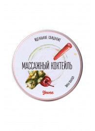 Массажная свеча «Массажный коктейль» с ароматом пина колады - 30 мл. - ToyFa - купить с доставкой в Челябинске