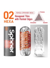 Мастурбатор SPINNER Hexa - Tenga - в Челябинске купить с доставкой
