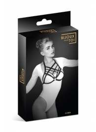 Черная упряжь на грудь Clara - Bijoux Pour Toi - купить с доставкой в Челябинске