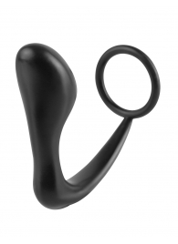 Эрекционное кольцо с анальной пробкой Ass-Gasm Cockring Plug - Pipedream - в Челябинске купить с доставкой