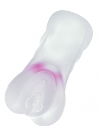 Прозрачный реалистичный мастурбатор Juicy Pussy Crystal Rose - ToyFa - в Челябинске купить с доставкой