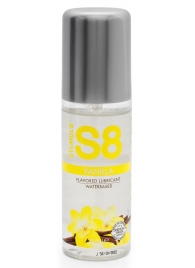 Лубрикант на водной основе Stimul8 Flavored Lube с ванильным ароматом - 125 мл. - Stimul8 - купить с доставкой в Челябинске