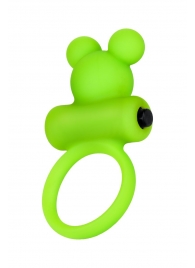 Зеленое виброкольцо на пенис A-Toys - A-toys - в Челябинске купить с доставкой
