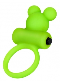 Зеленое виброкольцо на пенис A-Toys - A-toys - в Челябинске купить с доставкой