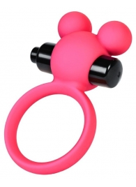 Розовое виброкольцо на пенис A-Toys - A-toys - в Челябинске купить с доставкой