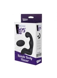 Черный вибромассажер простаты REMOTE BOOTY PLEASER - Dream Toys - в Челябинске купить с доставкой