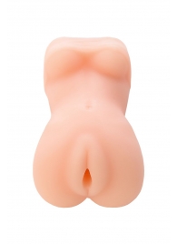 Телесный мастурбатор в виде женской фигурки - Toyfa Basic - в Челябинске купить с доставкой