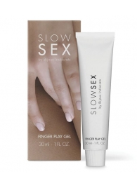 Гель для мастурбации с ароматом кокоса Slow Sex Finger Play Gel - 30 мл. - Bijoux Indiscrets - купить с доставкой в Челябинске