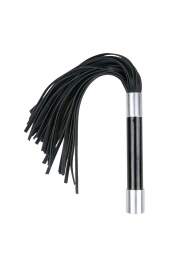 Черная плеть Easytoys Flogger With Metal Grip - 38 см. - Easy toys - купить с доставкой в Челябинске