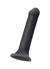 Черный фаллос на присоске Silicone Bendable Dildo XL - 20 см. - Strap-on-me - купить с доставкой в Челябинске