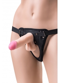 Телесный страпон на трусиках Realstick Hunter - 14,5 см. - ToyFa - купить с доставкой в Челябинске