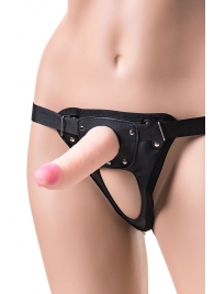 Телесный страпон на трусиках Realstick Jax - 17,9 см. - ToyFa - купить с доставкой в Челябинске