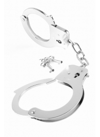 Металлические серебристые наручники Designer Metal Handcuffs - Pipedream - купить с доставкой в Челябинске