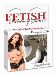 Металлические серебристые наручники Designer Metal Handcuffs - Pipedream - купить с доставкой в Челябинске