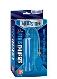 Синяя вакуумная помпа MENZSTUFF PENIS ENLARGER - Dream Toys - в Челябинске купить с доставкой