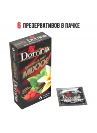 Ароматизированные презервативы DOMINO  Ароматный микс  - 6 шт. - Domino - купить с доставкой в Челябинске