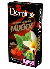 Ароматизированные презервативы DOMINO  Ароматный микс  - 6 шт. - Domino - купить с доставкой в Челябинске