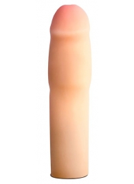Телесная насадка-удлинитель на пенис PERFORMANCE 1.5INCH COCK XTENDER - 16 см. - Blush Novelties - в Челябинске купить с доставкой