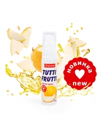 Гель-смазка Tutti-frutti со вкусом сочной дыни - 30 гр. - Биоритм - купить с доставкой в Челябинске