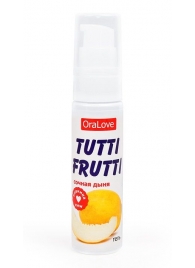 Гель-смазка Tutti-frutti со вкусом сочной дыни - 30 гр. - Биоритм - купить с доставкой в Челябинске
