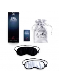 Набор из двух масок на глаза Soft Blindfold Twin Pack - Fifty Shades of Grey - купить с доставкой в Челябинске