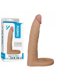 Телесная насадка-фаллоимитатор для двойного проникновения - 17 см. - Lovetoy - купить с доставкой в Челябинске