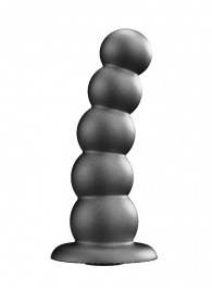 Черная насадка-плаг на харнесс PLATINUM 9 - 24 см. - LOVETOY (А-Полимер) - купить с доставкой в Челябинске