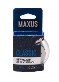 Классические презервативы в пластиковом кейсе MAXUS Classic - 3 шт. - Maxus - купить с доставкой в Челябинске