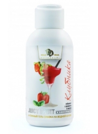 Интимный гель-смазка JUICY FRUIT с ароматом клубники - 100 мл. - БиоМед - купить с доставкой в Челябинске