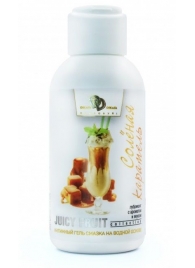 Интимный гель-смазка JUICY FRUIT с ароматом солёной карамели - 100 мл. - БиоМед - купить с доставкой в Челябинске