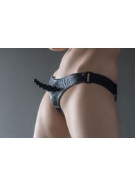 Черные трусики Better с анальной насадкой - 8 см. - Lola Games - купить с доставкой в Челябинске