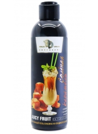 Интимный гель-смазка JUICY FRUIT с ароматом солёной карамели - 200 мл. - БиоМед - купить с доставкой в Челябинске