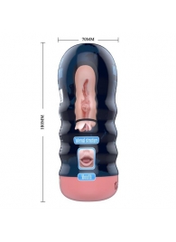 Мастурбатор-ротик Vacuum Cup Masturbator - Baile - в Челябинске купить с доставкой