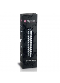 Рельефный фаллос для интенсивного электросекса Groovey George - 20 см. - MyStim - купить с доставкой в Челябинске