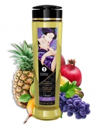 Массажное масло Libido Exotic Fruits с ароматом экзотических фруктов - 240 мл. - Shunga - купить с доставкой в Челябинске