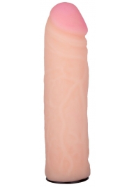 Пояс-трусики с насадкой Glamour Silver - 15,5 см. - LOVETOY (А-Полимер) - купить с доставкой в Челябинске