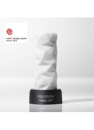 Белый 3D мастурбатор POLYGON - Tenga - в Челябинске купить с доставкой
