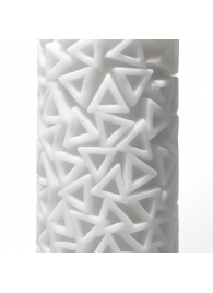 Белый 3D мастурбатор PILE - Tenga - в Челябинске купить с доставкой