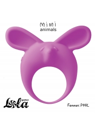 Фиолетовое эрекционное кольцо Fennec Phil - Lola Games - в Челябинске купить с доставкой