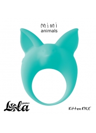 Зеленое эрекционное кольцо Kitten Kyle - Lola Games - в Челябинске купить с доставкой