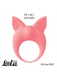 Оранжевое эрекционное кольцо Kitten Kyle - Lola Games - в Челябинске купить с доставкой